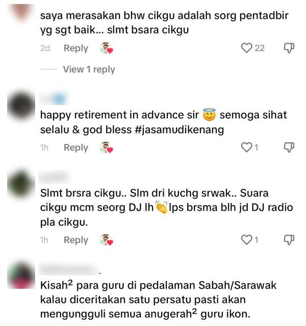 komen cikgu