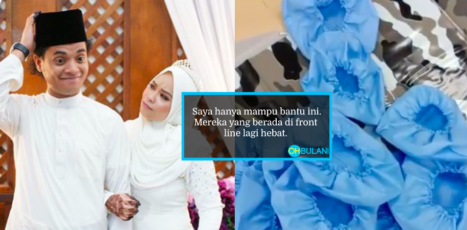 ‘Tolong Mana Yang Mampu’- Isteri Atu Zero Jahit Pelindung Kepala & Kaki Buat Kakitangan Hospital_5e7da87a24d57.png