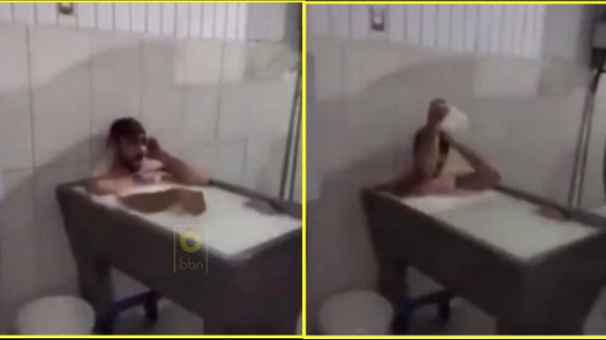 Pekerja Kilang Susu Syok Mandi ‘Susu’, Kantoi Lepas Rakan Muat Naik Video Di TikTok_5fae2a80a568b.jpeg