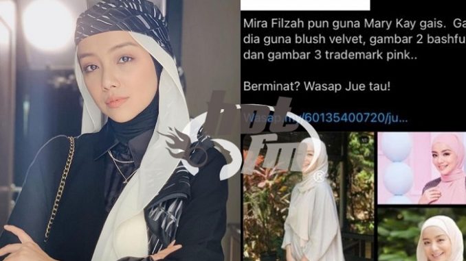 Gara-Gara Guna Nama Selebriti Untuk ‘Laku’ Kan Produk, Ejen Kosmetik Ini Di ‘Sound’ Mira Filzah_6094b28d1c6e7.jpeg
