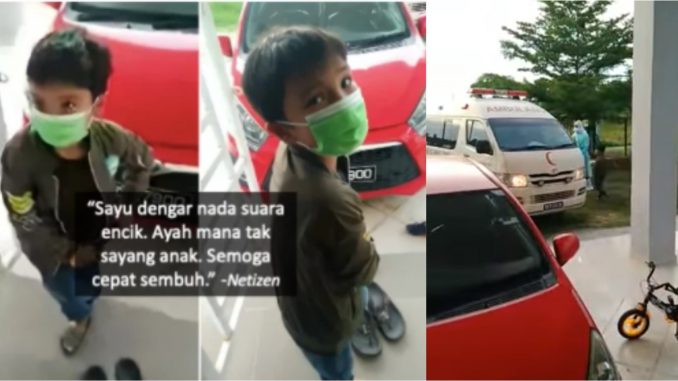 “Kanak2 P0sitif C0vid-19,” -Bapa Seb4k Lihat Anak Dijemput AmbuIans_60a8ff25e3ec1.jpeg