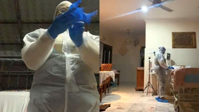 12 ahli keluarga positif Covid-19, wanita ini akui tak tahan pakai PPE ketika jaga nenek tahap 4… esoknya diri sendiri turut ‘tewas’ – “Dah pasang aircond masih panas” – Viral | mStar_60f64cd2b53d5.jpeg