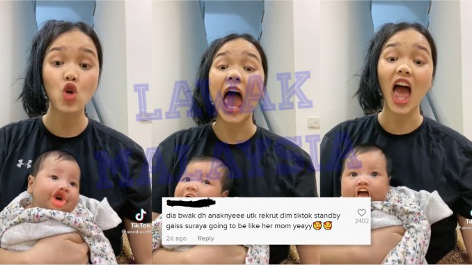 “Hahah kemainnn si kecik tu..” – Gelagat Ain Edruce Ajar Soraya Main Tikt0k Bikin Netizen Geli Hati_60ddac3d594a8.jpeg