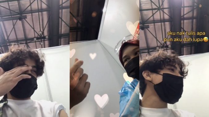 Lelaki Bagi Mini Love Dekat Nurse, Kononnya Side Effect Lepas Vaksin_60ff4d578e3ef.jpeg