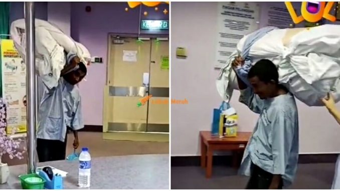 “Maaf tergelak” – Nurse Suruh Pindah Katil, Gelagat ‘Bhaiya’ Ni Angkut Dengan Tilam Sekali Undang Tawa Netizen_60e41877d533e.jpeg