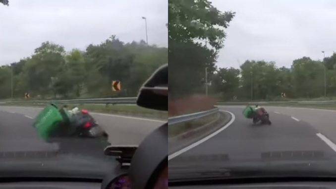 Macam Pelumba MotoGP, Aksi Rider GrabFood Ambil ‘Corner Baring’ Curi Tumpuan Ramai_60eecfc5af57c.jpeg