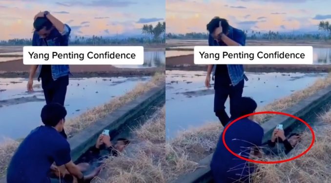 Rakam Video Sambil Baring Dalam Longkang, Tapi Hasilnya Lain Yang Jadi!_60fb790a60426.jpeg