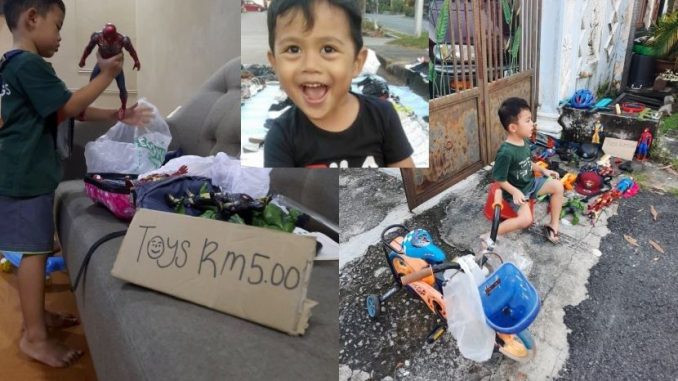 Sakan bisnes! Ibu terkejut anak usia 4 tahun jadi ‘tauke’, buka ‘kedai’ mainan depan rumah… bila ramai nak beli tak jadi jual pula – Viral | mStar_60fb9310d7412.jpeg