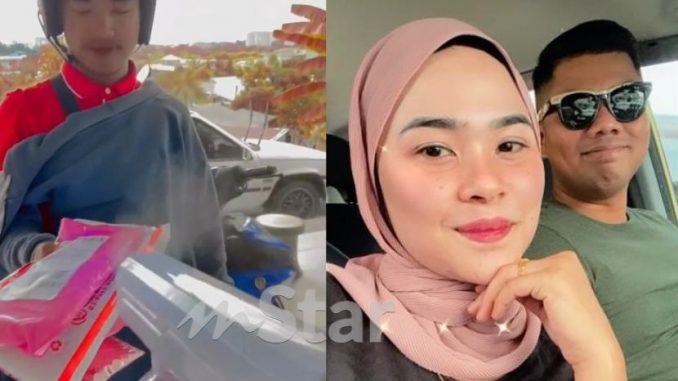 Wah! Ada alat sanitasi, akak ni ‘zasss’ sembur abang J&T hantar barang… suami pun kena juga – “Covid-19 ni kita tak nampak” – Viral | mStar_60f79f17685d3.jpeg