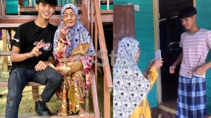 Gigih layan cucu rakam video, nenek sporting tak sedar rupa-rupanya kena prank… siap suruh rakam semula sebab tak pakai tudung elok-elok – Viral | mStar_6108d1d0bed0e.jpeg