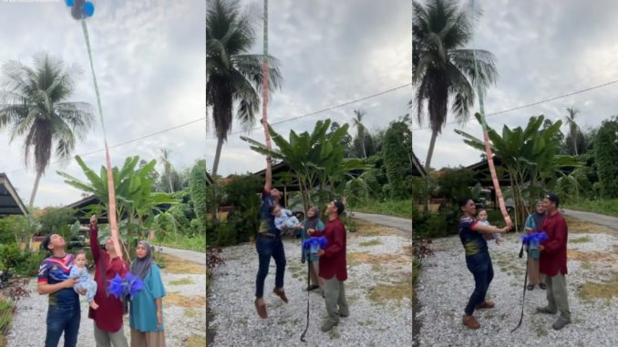Lelaki Pantas Selamatkan Belon Duit Terlepas, Netizen Pula Berdebar Tengok!_6109300b6b2ba.jpeg