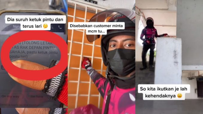 Reaksi Rider Foodpanda Terima Pesanan Pelik Dari Pelanggan, “Ketuk Dan Lari…”_6107d826aced3.jpeg