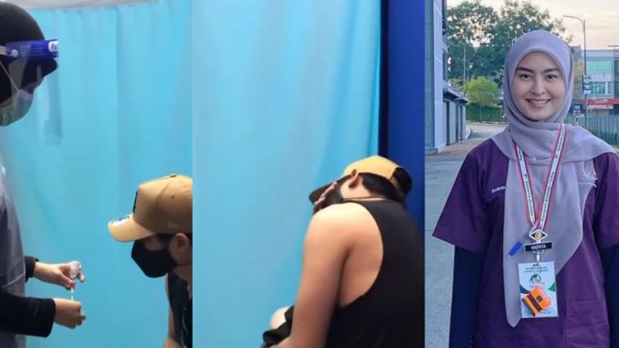 Wany Hasrita cucuk vaksin buat Hafeez Mikail, serba boleh dikagumi netizen_610927a3d0c64.jpeg
