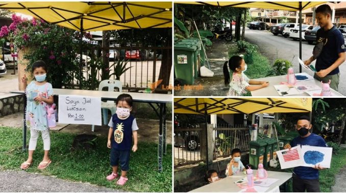 “Mak dia ingat tak ada orang nak beli” – Lelaki Terkejut, Lukisan RM 1 Anak Habis Terjual!_61398e24bbde8.jpeg
