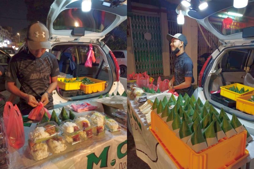 Bisnes nasi lemak diceburi semasa c0v1d-i9 melanda negara.