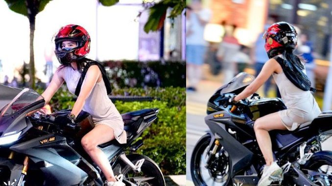 Gadis pakai skirt pendek ‘ride’ Yamaha R15 pusing Bukit Bintang bikin ramai bimbang… Rupanya nak hilangkan stres lepas putus cinta! – Viral | mStar_634cc6760c4e4.jpeg