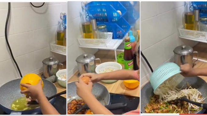 “Baru 6 Tahun Dah Pandai Masak Kuehtiaw Sendiri” – Gaya Adik Ini Memasak Tarik Perhatian Ramai_63db9e96000b3.jpeg