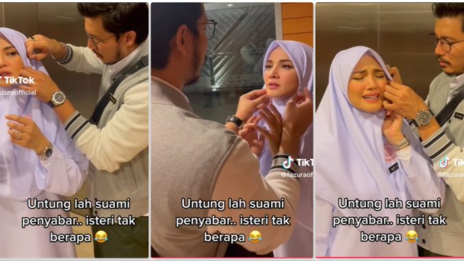 “Pipi Temb4m Nanti” – Minta Betulkan Tudung, Fattah Sabar Layan Kerenah Fazura_63dfa4db60c85.jpeg