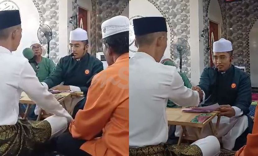 Azlan sah bergelar suami kepada Hidayu dengan sekali lafaz.