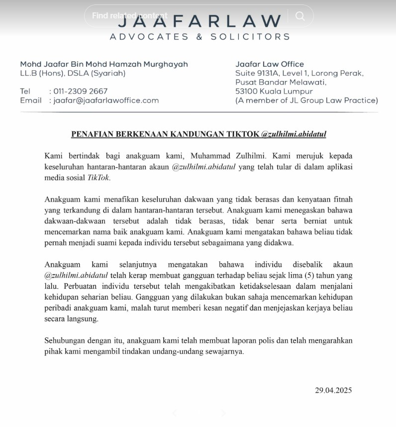 wanita dakwa lelaki ini suaminya namun dinafikan